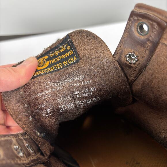 Chippewa Classic 2.0 6" Lace Up Leather Work Boots Men's 9EE - Picture 10 of 12